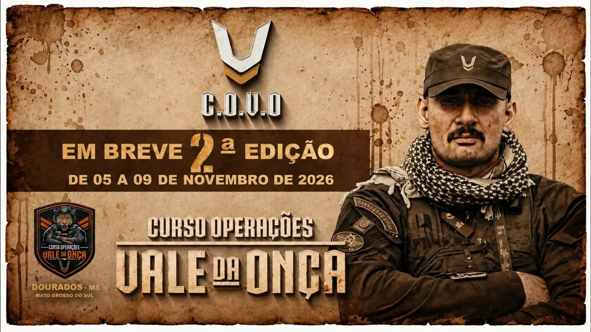 Banner Curso Operações Vale da Onça